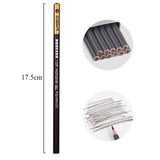 1Piece Art Soft Drawing Pencils Standard Brown White Professional Sketching Painting Pencils For Artist Art School Supplies