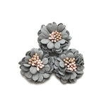 CHENGRUI F91,3cm,cloth flower,patches,patches for clothes,diy craft supplies,craft material,craft supplies,4pcs/bag