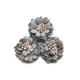 CHENGRUI F91,3cm,cloth flower,patches,patches for clothes,diy craft supplies,craft material,craft supplies,4pcs/bag