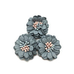 CHENGRUI F91,3cm,cloth flower,patches,patches for clothes,diy craft supplies,craft material,craft supplies,4pcs/bag