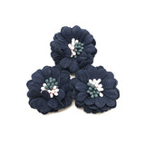 CHENGRUI F91,3cm,cloth flower,patches,patches for clothes,diy craft supplies,craft material,craft supplies,4pcs/bag