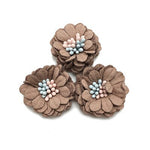 CHENGRUI F91,3cm,cloth flower,patches,patches for clothes,diy craft supplies,craft material,craft supplies,4pcs/bag