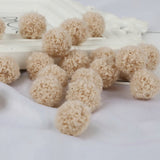 10pcs/lot Pompom 15/20mm Soft Pompones Fluffy Plush Crafts DIY Furball Home Decor Sewing Supplies For Christmas Tree Decoration