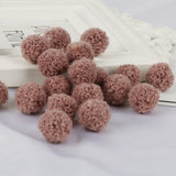 10pcs/lot Pompom 15/20mm Soft Pompones Fluffy Plush Crafts DIY Furball Home Decor Sewing Supplies For Christmas Tree Decoration