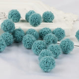 10pcs/lot Pompom 15/20mm Soft Pompones Fluffy Plush Crafts DIY Furball Home Decor Sewing Supplies For Christmas Tree Decoration