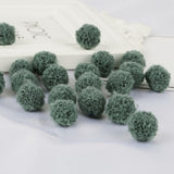 10pcs/lot Pompom 15/20mm Soft Pompones Fluffy Plush Crafts DIY Furball Home Decor Sewing Supplies For Christmas Tree Decoration