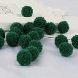 10pcs/lot Pompom 15/20mm Soft Pompones Fluffy Plush Crafts DIY Furball Home Decor Sewing Supplies For Christmas Tree Decoration