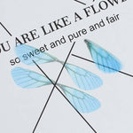 20PCs Organza Ethereal Butterfly Dragonfly Animal Wing For DIY Craft Patchwork Sewing Supplies jewelry making garment accessory