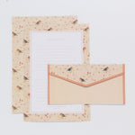 9pcs/lot Lovely Writing Stationery Paper with envelopes for invitation letter paper Envelope Seal Sticker School Office Supplies