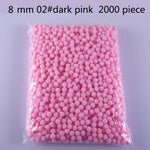 Wholesale 2000Pcs 8mm Pompoms Soft Pom Poms Fur Ball Arts Toys Crafts DIY Apparel Sewing Fabric Supplies Wedding Home Decoration