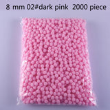 Wholesale 2000Pcs 8mm Pompoms Soft Pom Poms Fur Ball Arts Toys Crafts DIY Apparel Sewing Fabric Supplies Wedding Home Decoration