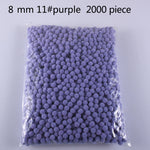 Wholesale 2000Pcs 8mm Pompoms Soft Pom Poms Fur Ball Arts Toys Crafts DIY Apparel Sewing Fabric Supplies Wedding Home Decoration