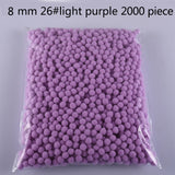 Wholesale 2000Pcs 8mm Pompoms Soft Pom Poms Fur Ball Arts Toys Crafts DIY Apparel Sewing Fabric Supplies Wedding Home Decoration