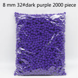 Wholesale 2000Pcs 8mm Pompoms Soft Pom Poms Fur Ball Arts Toys Crafts DIY Apparel Sewing Fabric Supplies Wedding Home Decoration