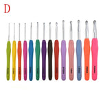 17 Styles Set Crochet Hook Set With Yarn Knitting Needles Sewing Tools Set Knit Gauge Scissors Stitch Holder Hook For Knitting