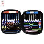 17 Styles Set Crochet Hook Set With Yarn Knitting Needles Sewing Tools Set Knit Gauge Scissors Stitch Holder Hook For Knitting