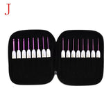 17 Styles Set Crochet Hook Set With Yarn Knitting Needles Sewing Tools Set Knit Gauge Scissors Stitch Holder Hook For Knitting